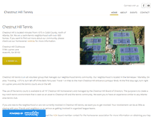 Tablet Screenshot of chestnuthilltennis.org